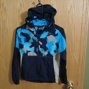 Good Condition Russell Outdoors Hooded Full-Zip Windbreaker (Size 10-12)
